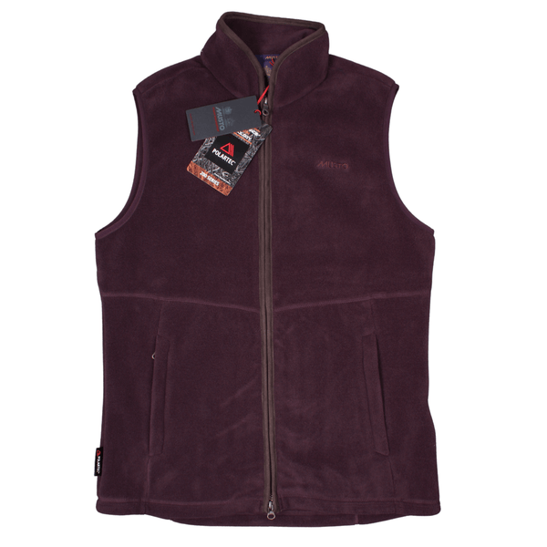 Front view of the Musto glemsford polartec fleece gilet