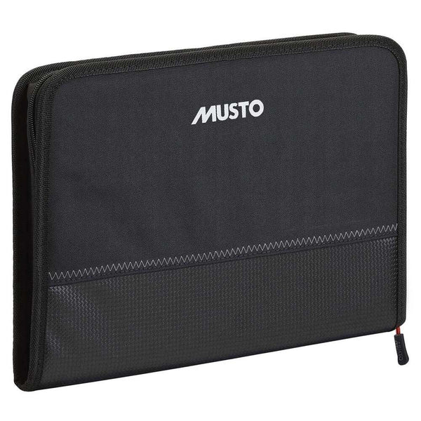Front view of the Musto Conference Case in Black featuring the Musto branding