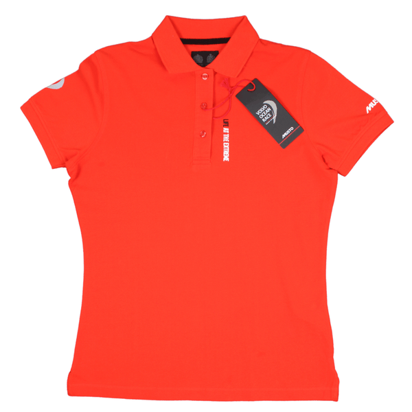 Front view of the Musto Lisbon Polo shirt featuring the Life at the extreme branding