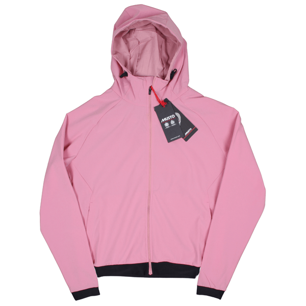Front view of the Musto Volare activewear jacket in Pink